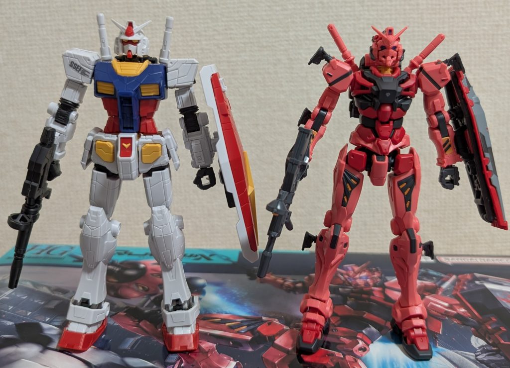 ライフル＆シールド装備やっぱり、「同じ機体」と思えませんね・・・ww