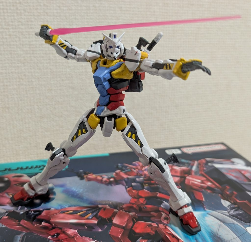 左平手を活かしたく、まず1本で決めポーズw