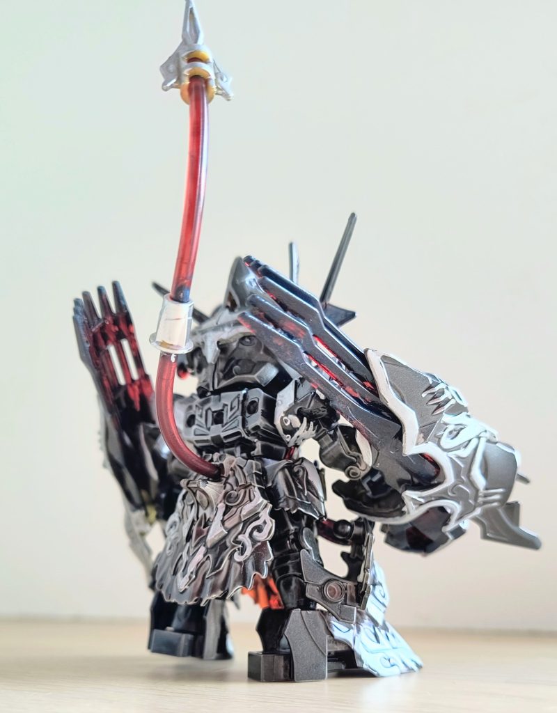 尻尾はまだ完全に自分を失ってないようにあまり色は入れず。