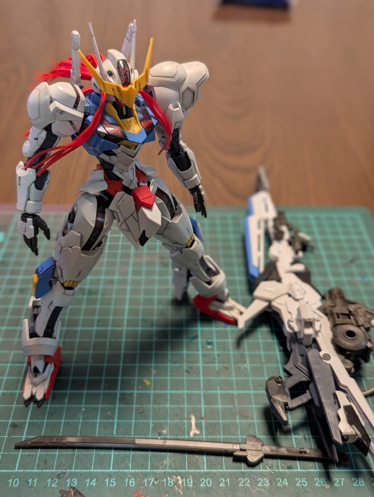 実はこのエアリアルお友達から素組みしたのを貰ったやつで楽しく制作させてもらいました✨ 以上閲覧ありがとうございました☺