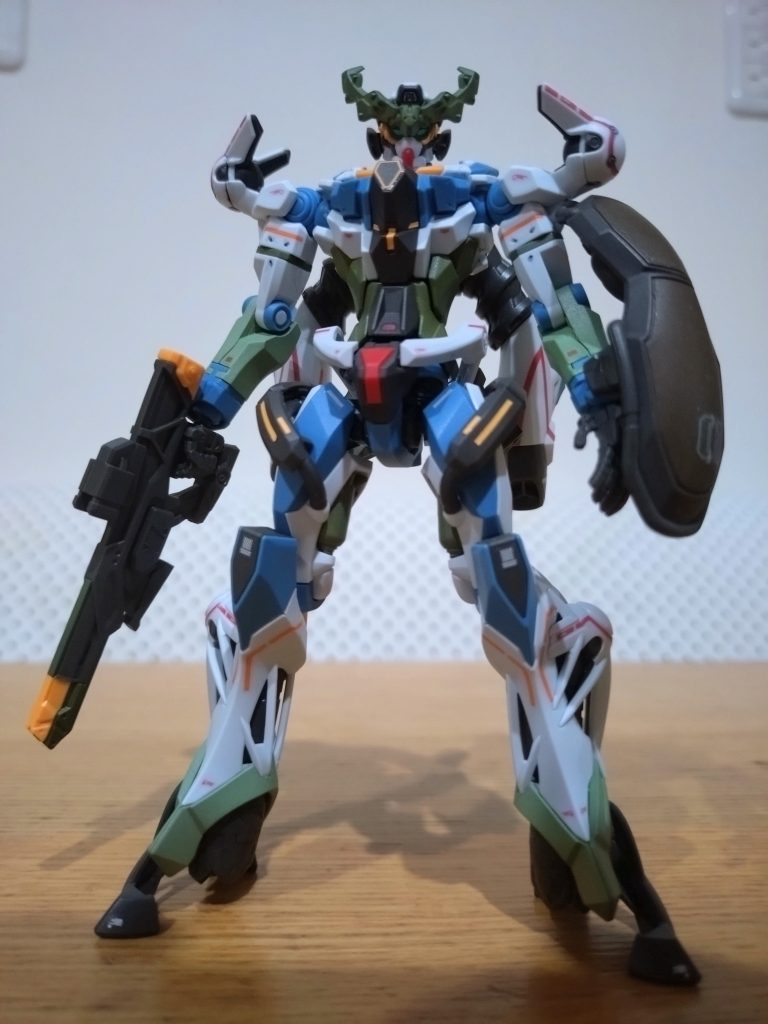 ジークアクスです。赤を緑系に色変しリアルタイプ風に。