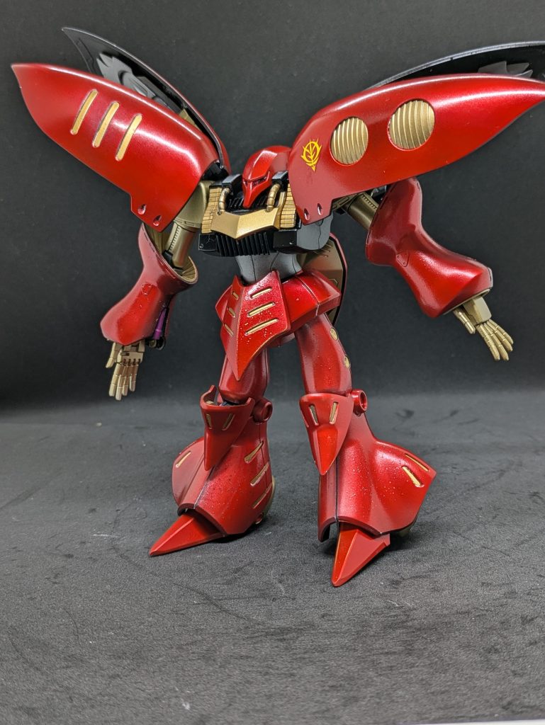 今回は光沢仕上げを意識しました。鏡面仕上げといきたかったのですが、まだまだ修行が足りません。