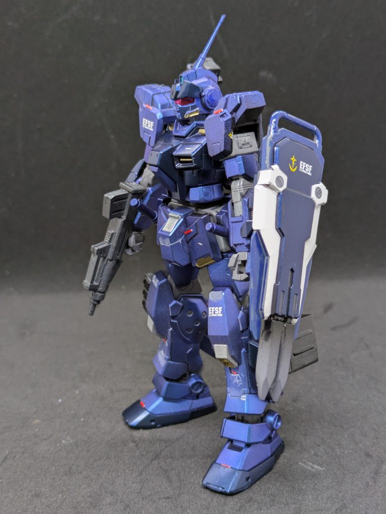 こんな感じに仕上がります。これは楽しいです。グフとかケンプファーでも映えそう。発売からかなり経っている塗料ですが、へぇ～って思う塗料でした。お試しあれ。工作員からのレポ終わりです（笑）最後までご覧いただきありがとうございました。