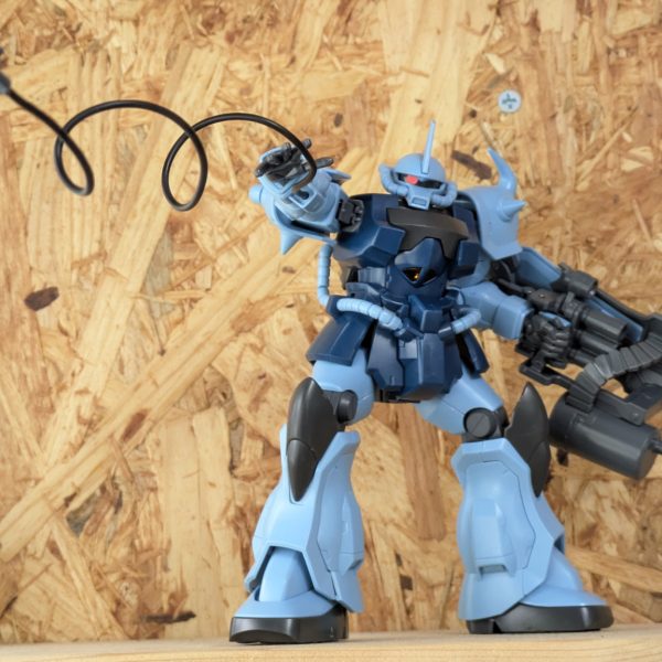 先月はミスターブシドー強化月間でしたが、今月から『震える山』推進月間です。先ずはHGUC1/144グフカスタムに取り掛かります。パチ組終わりましたがもうこのままでも充分かっこいいです。何もしなくてもいいのではと思ってしまいます🤤かなりの良キットですよね🤤🤤（3枚目）