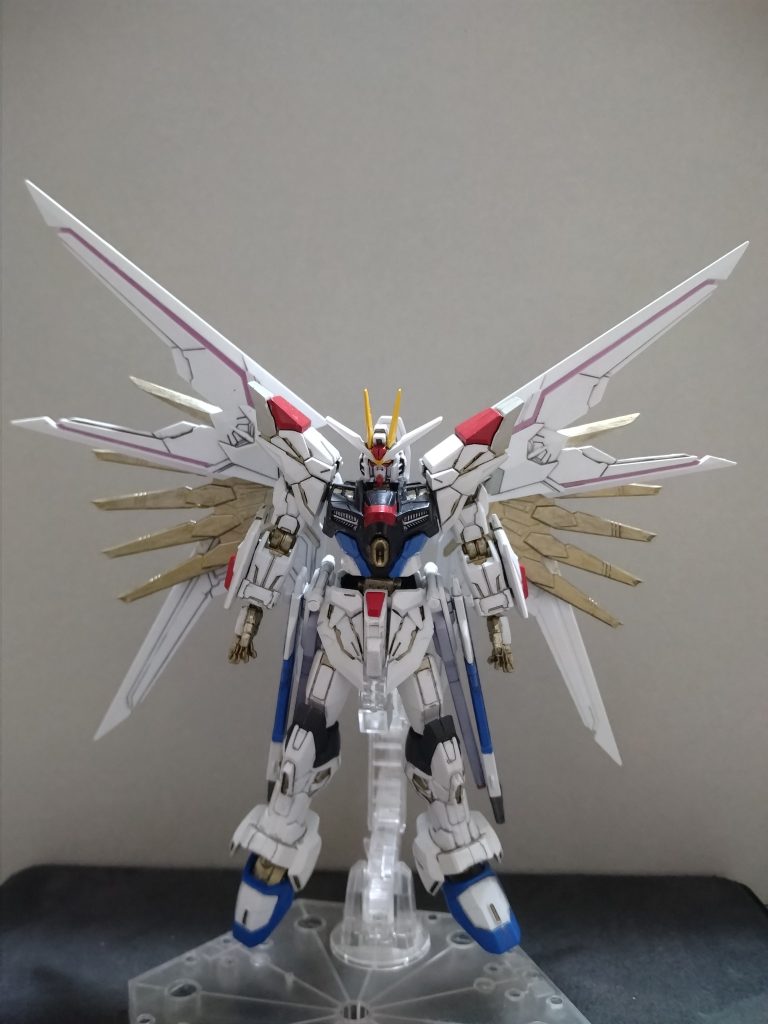 全体はこんな感じです。結構いい感じに塗装できました(ᐢ ˙꒳˙ᐢ )やったね