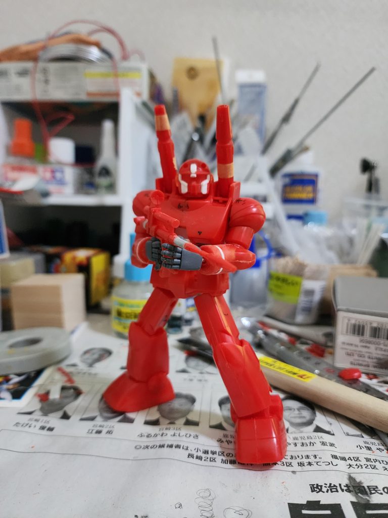 顔面整形と大体のポーズ決めやっぱりこのままだと太ももが細すぎる