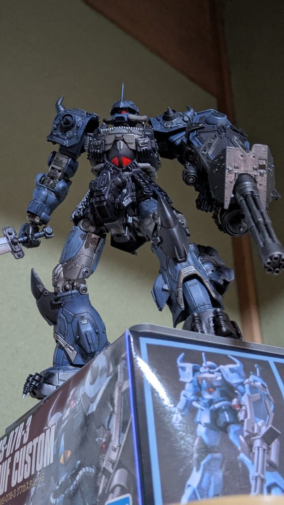 怯えて竦む恐怖のグフカスタム–5枚目/制作者:Mio ガンプラ会