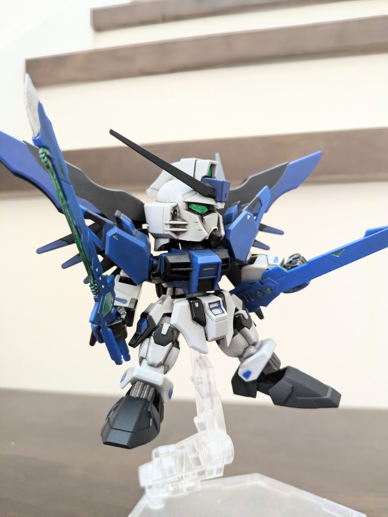 これはおよそ1年前ガンプラにハマった頃に作ったデスティニーです。あれから色々と練習したので今、同じキットを作ったらどんな出来になるのか腕試し気分で製作しました