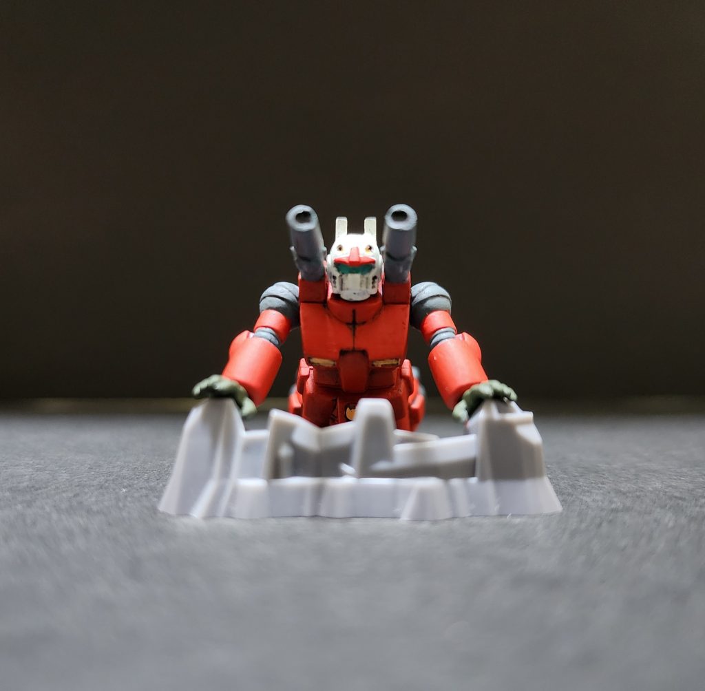 真正面台座もそれぞれ塗っとくかな？