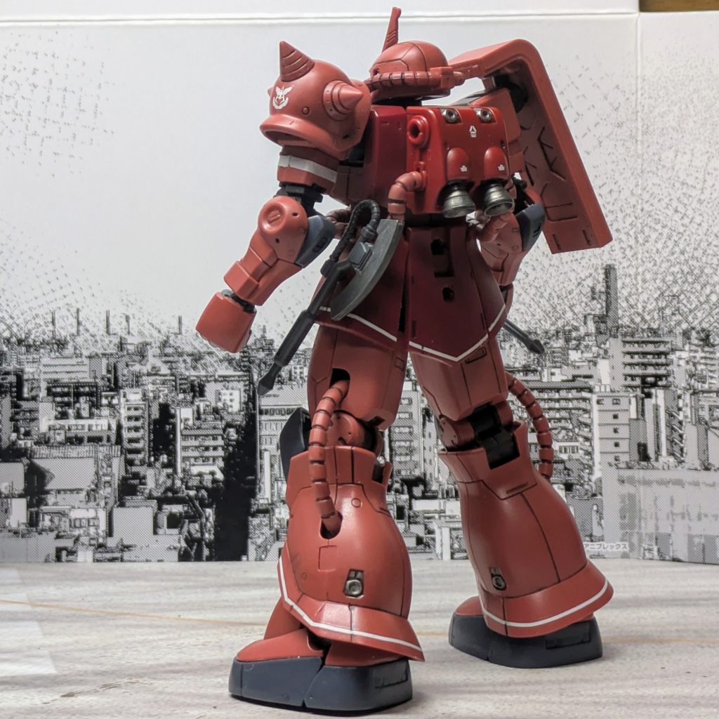 ジャブローにて修理されたシャア機は国連軍技術研究開発本部による徹底調査が行われ、そこから判明したS型の性能および特性は宇宙へ主戦場が変わった国連軍主力部隊へ随時報告された。このためソロモン攻略戦