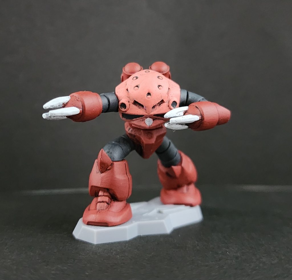 登場順でお次にズゴックこれまた細かいモールドがステキ