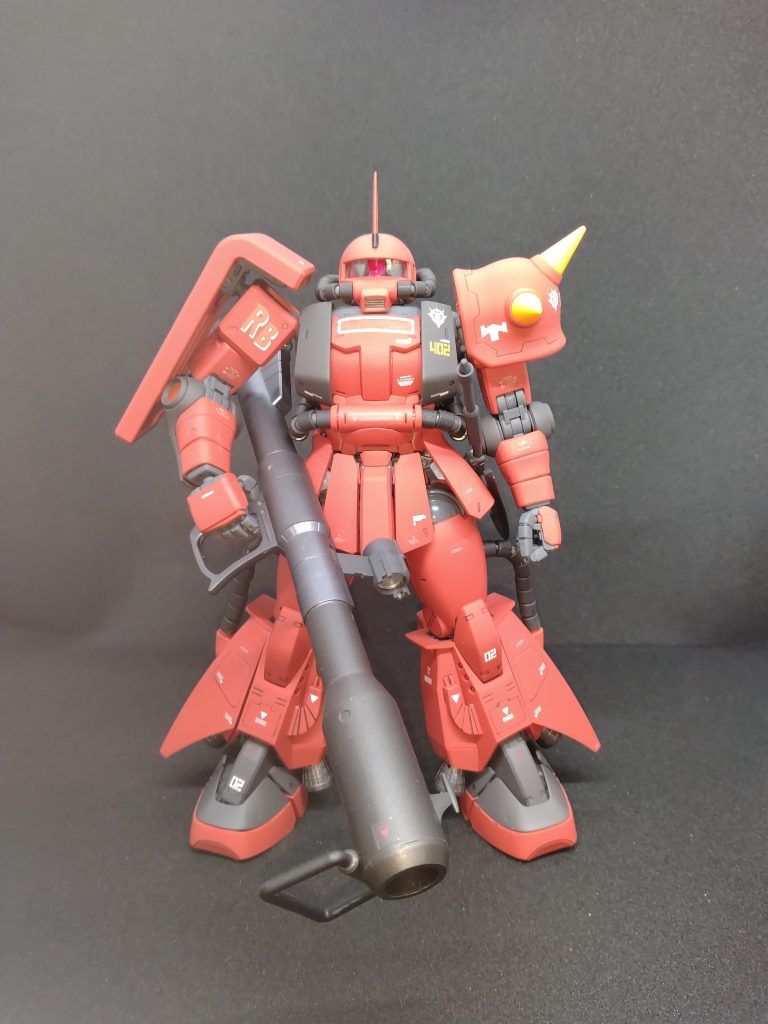 特に改修無しです。HGよりMGの方が作りやすいですね🥰