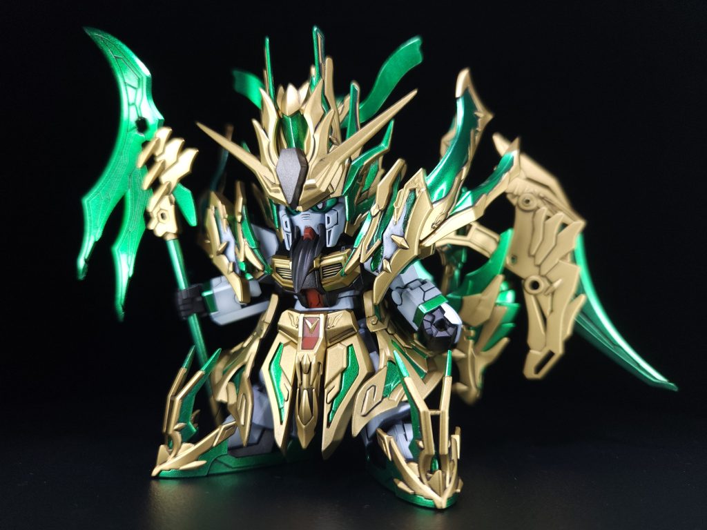 作品名：SD三国創傑伝　武聖関羽雲長νガンダム　製作動画<p>製作動画を投稿しました</p>