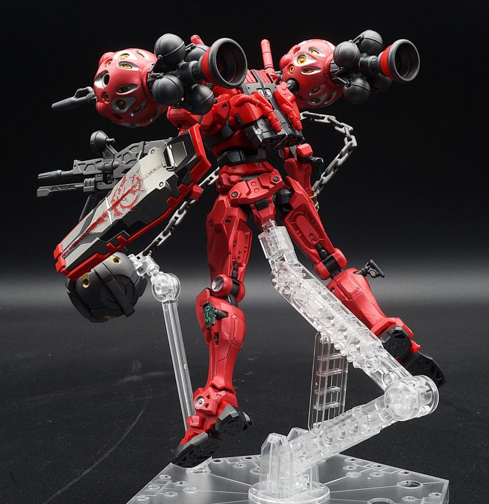 赤いガンダム全塗装–3枚目/制作者：あるむ