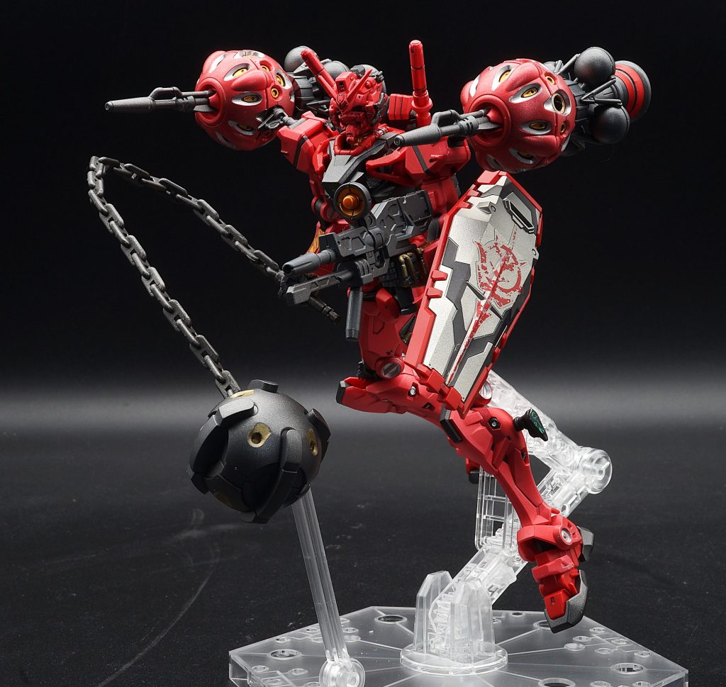 赤いガンダム全塗装–2枚目/制作者：あるむ