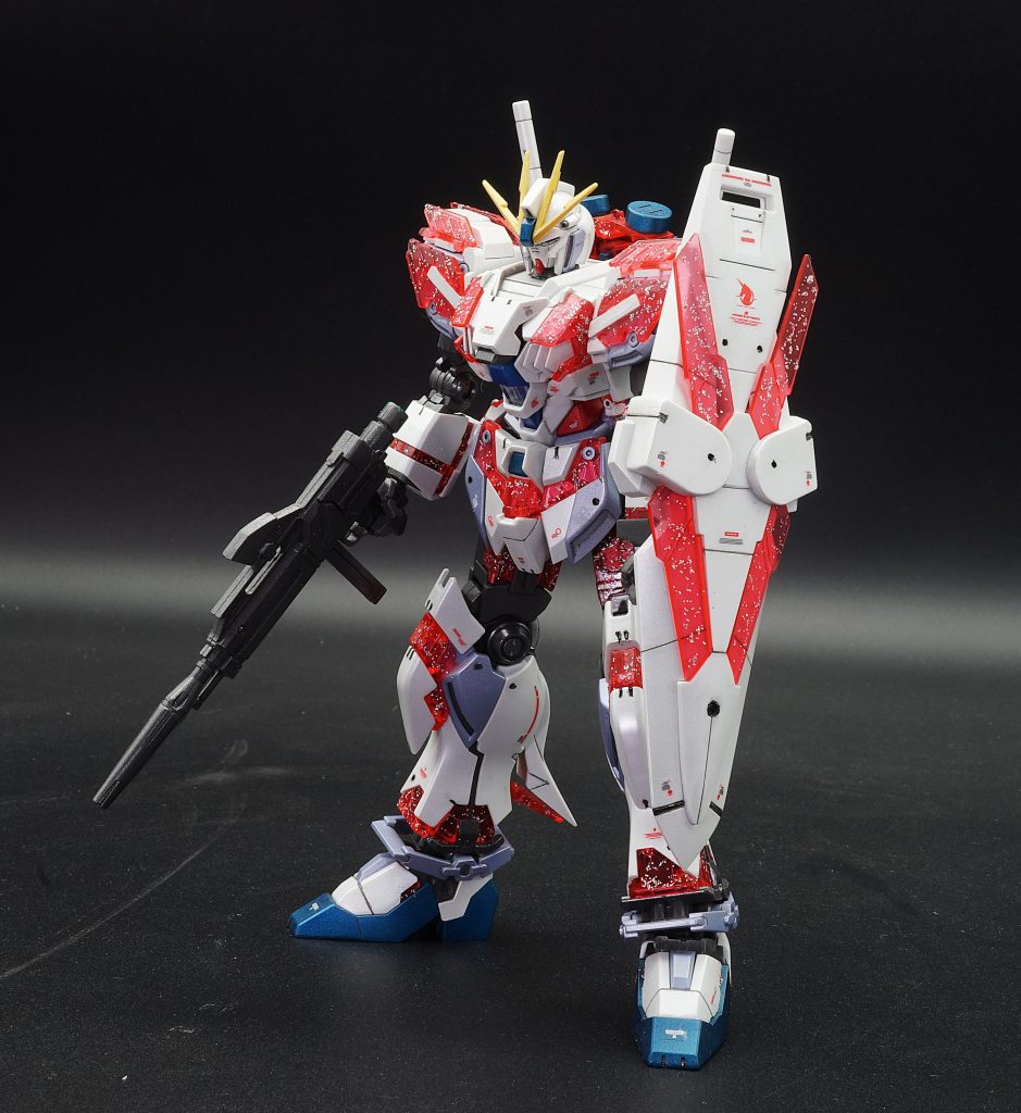 HGナラティブガンダムC装備全塗装–2枚目/制作者：あるむ