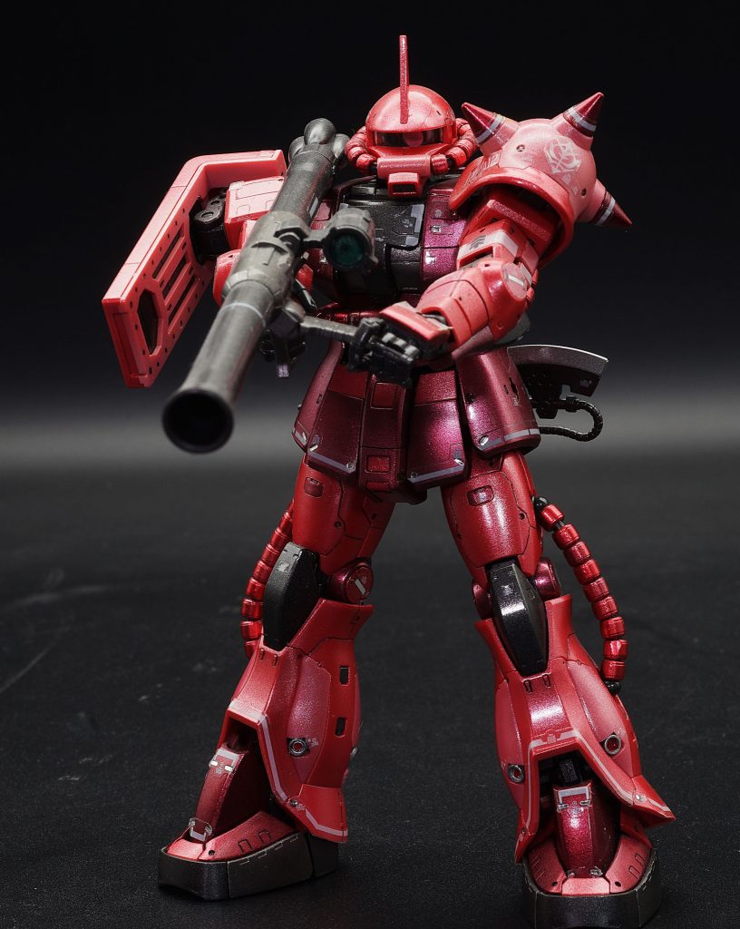 RGシャア専用ザクメタリック塗装–2枚目/制作者：あるむ