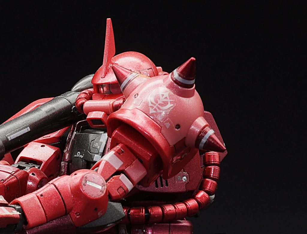 RGシャア専用ザクメタリック塗装–4枚目/制作者：あるむ