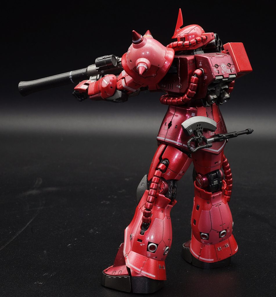 RGシャア専用ザクメタリック塗装–2枚目/制作者：あるむ