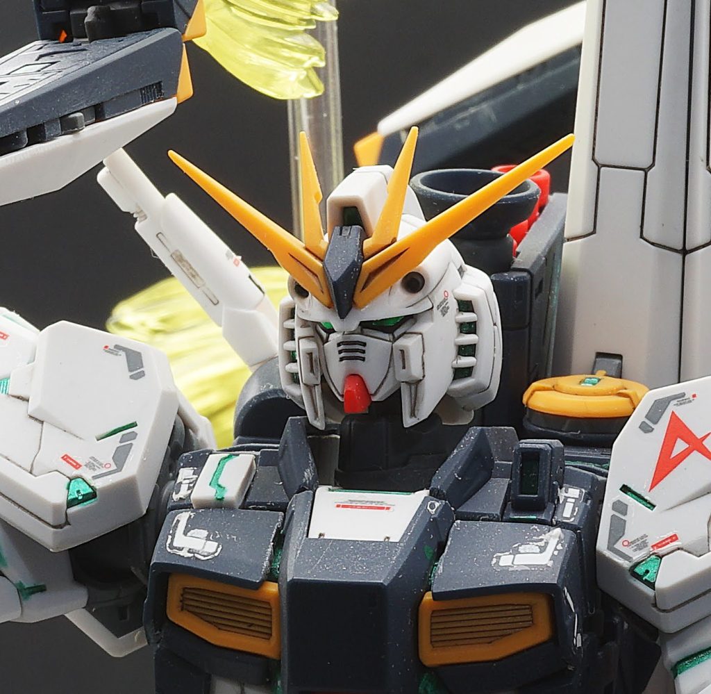 RG νガンダム部分塗装サイコフレーム増量仕上げ–5枚目/制作者:あるむ