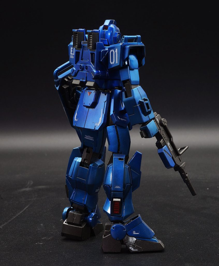 HGブルーデスティニー1号機メタリック塗装–5枚目/制作者：あるむ