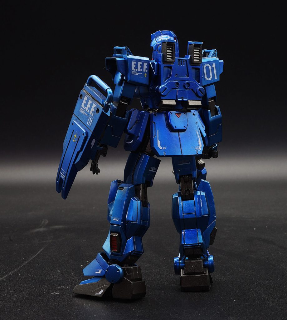 HGブルーデスティニー1号機メタリック塗装–2枚目/制作者：あるむ