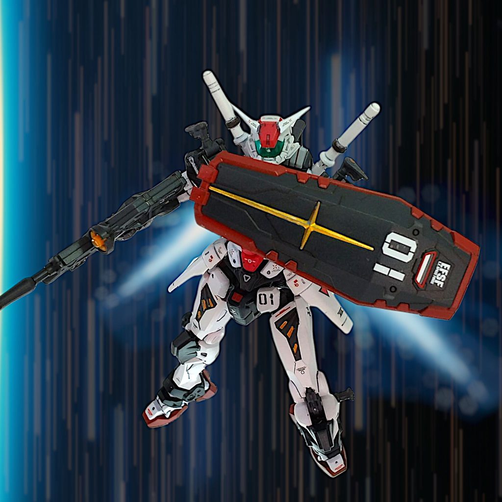 プロトタイプカラー、カッコ良いですね(gundam-kao3)今回頭だけ使った軽キャノン本体は、いろいろな作成案があるので悩んでいます