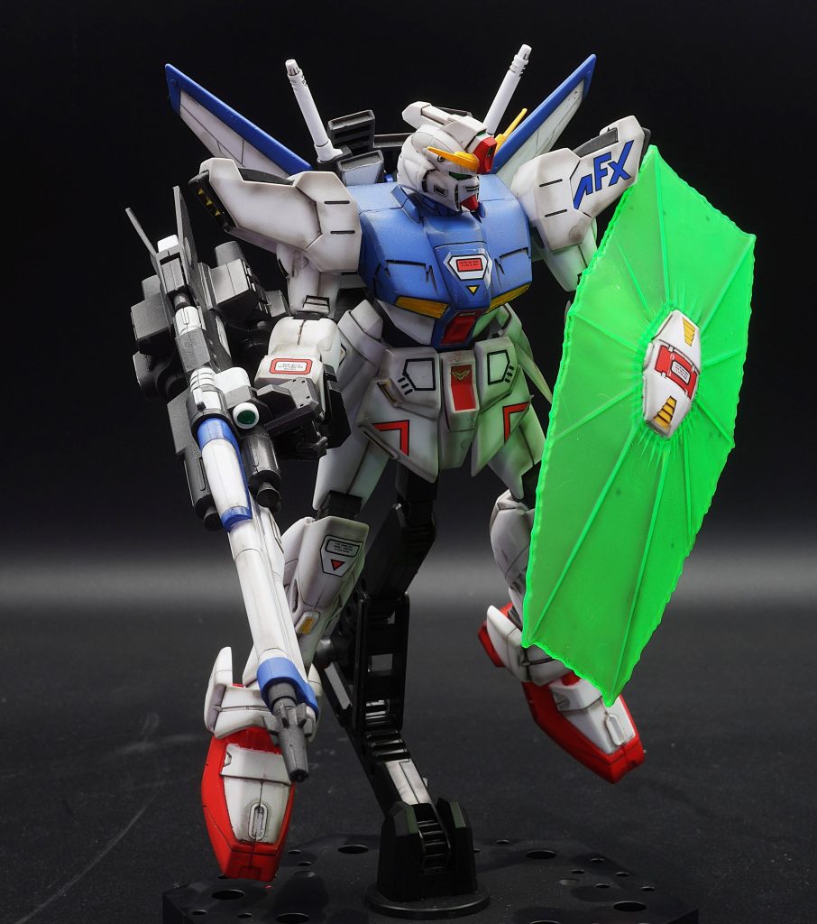 1/100 RX-99 ネオガンダム部分塗装–3枚目/制作者：あるむ