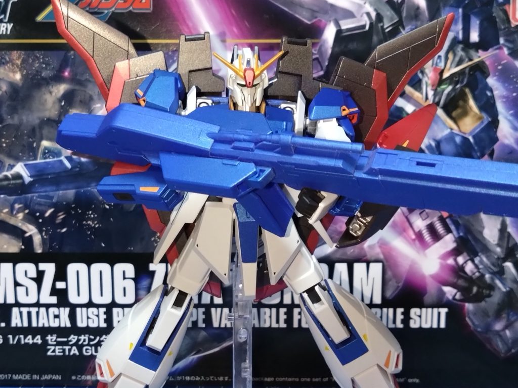 ハイメガ装備、キットによって割と色が変わるイメージの武器。