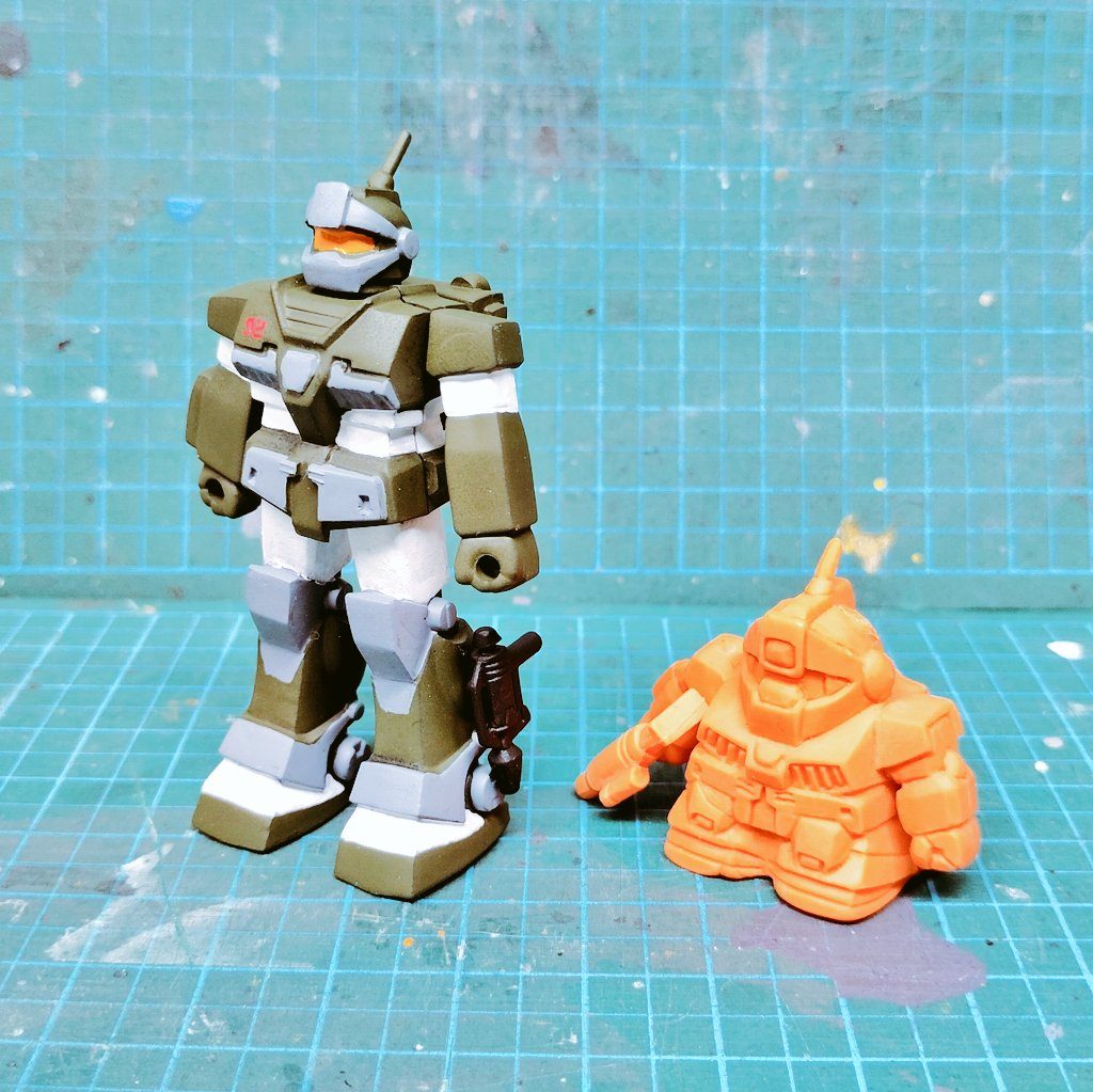 　1/300 RGM-79SC ジム・スナイパーカスタム　–2枚目/制作者：だんくら工房・mk戦車