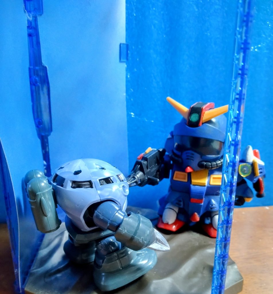 ズゴックとバトル！