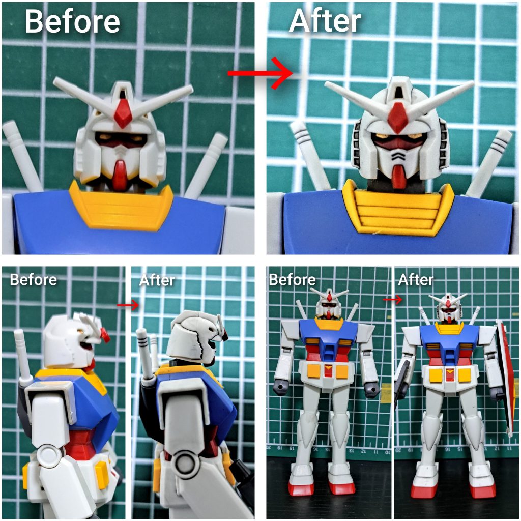 ボールジョイントの成果首の可動域がひろがり足も開く事ができるように