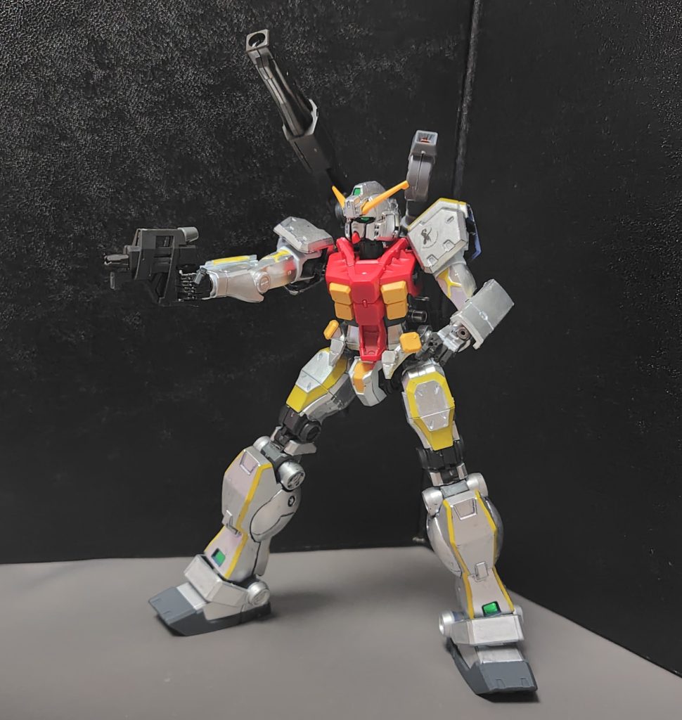 〇ビーム・ガン小型のビームガンで2丁装備している。スティグマ戦法用の接続部を増やしてます。※イメージ図は後ほど。