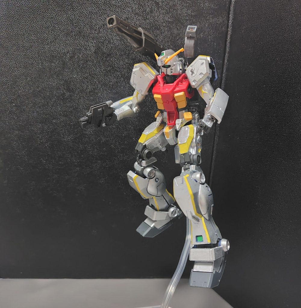 〇ビームキャノンバックパックの右側に装着してあるビーム砲シイコは1年戦争時代は軽キャノン乗っていた事から採用してある。