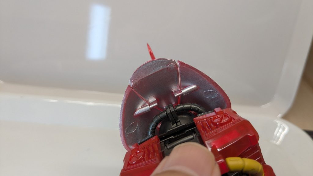 外装の裏側には全て水性ホビーカラーのシルバーを1層塗り