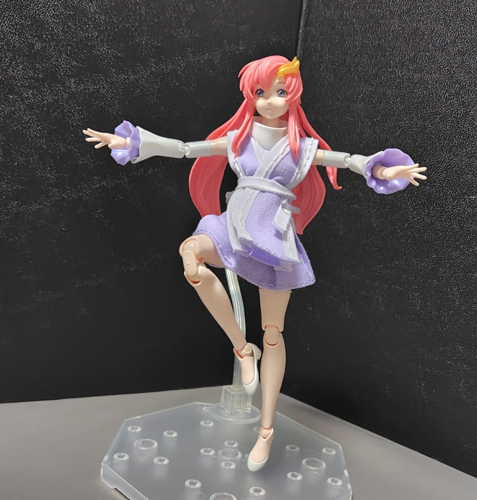 ゴニンジャイ達が着ていた忍者服です。ラクス様は運動が苦手そうに見えるので、上手く忍べないと思います。