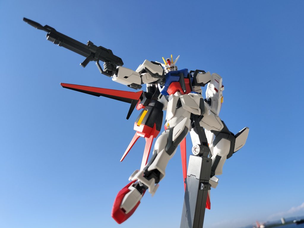 下からのアオリ