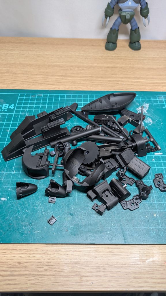 黒サフを吹きました。