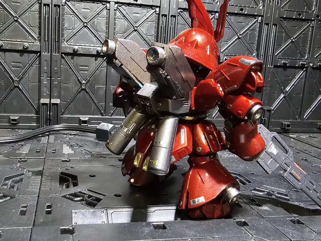 バックショット余っていたリアリスティックデカールペタペタしてたらごちゃごちゃしてしまいましたw