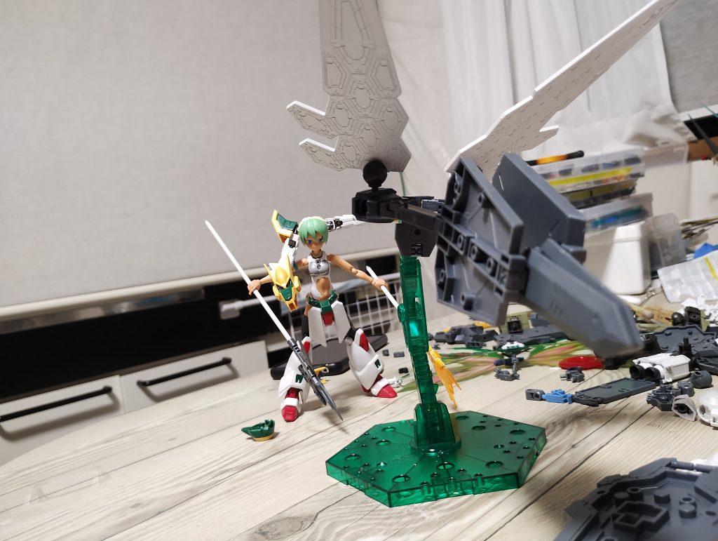 宝貝ユニット試行錯誤中。けっこうこの状態が長かったです(コレでも良かったかもしれんが…)