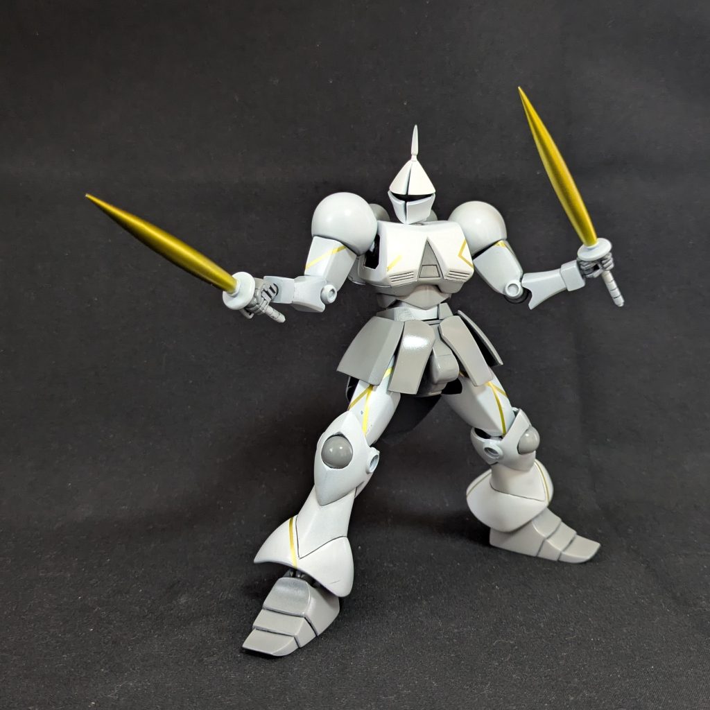 サーベルはキット付属のものを2本使用。キャンディ塗装です。