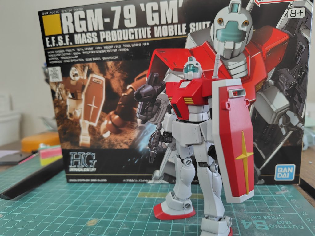 これが700円なのはやはりバンダイの起業努力ですな昔は好きじゃなかったジムも大人になると愛くるしくて愛着わきますね〜