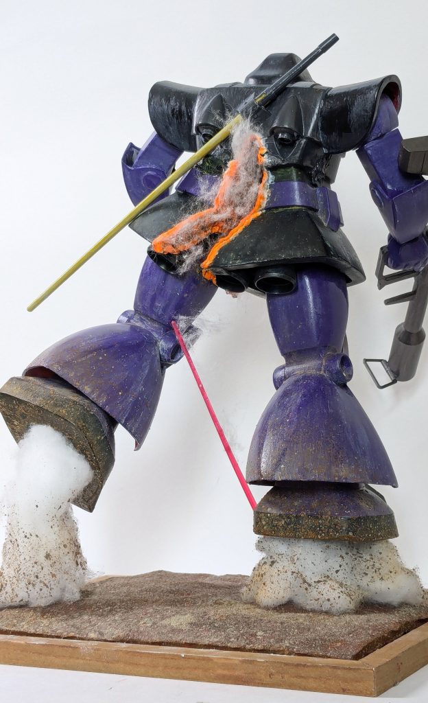 旧キット1/100ドム 再修復–4枚目/制作者:MU