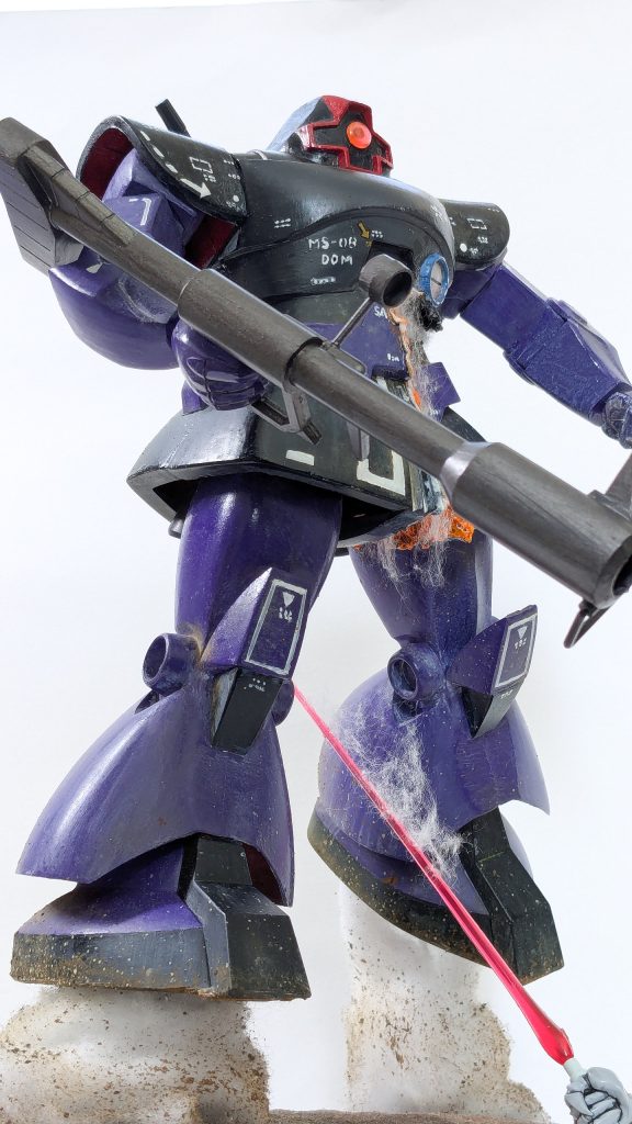 旧キット1/100ドム 再修復–5枚目/制作者:MU