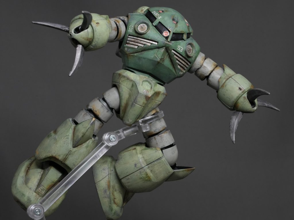 この「HGUC ズゴック」もなんだかんだ初めて作ったけど、少ないパーツ数で見事な再現度!欲をいえば値上がりする前に買いたかった(笑)今までの金額が破格だっただけですけどね。練習台に最適でした。