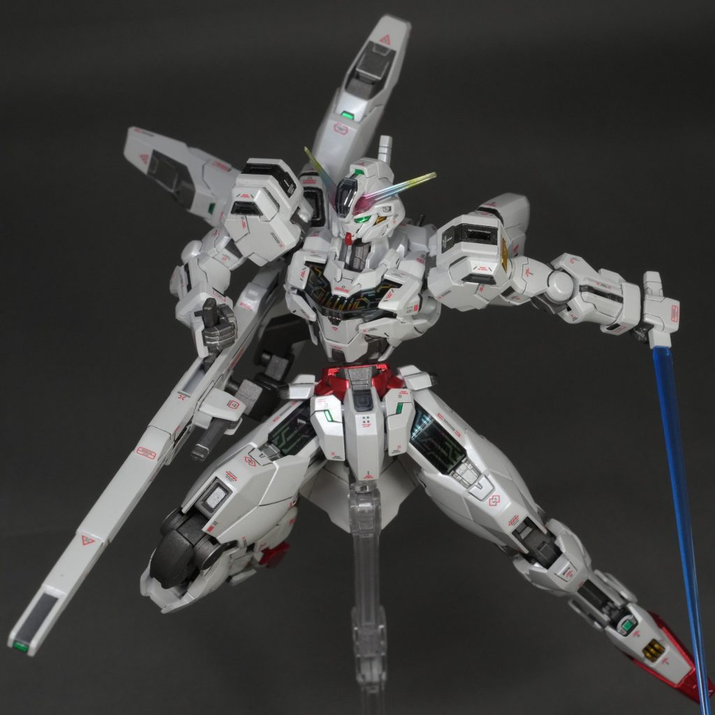 そんなわけでガンダムキャリバーンでした！造形・可動の素晴らしさもさることながら、私にとっては今の制作スタイルの確立に繋がった思い出深いキットです。  