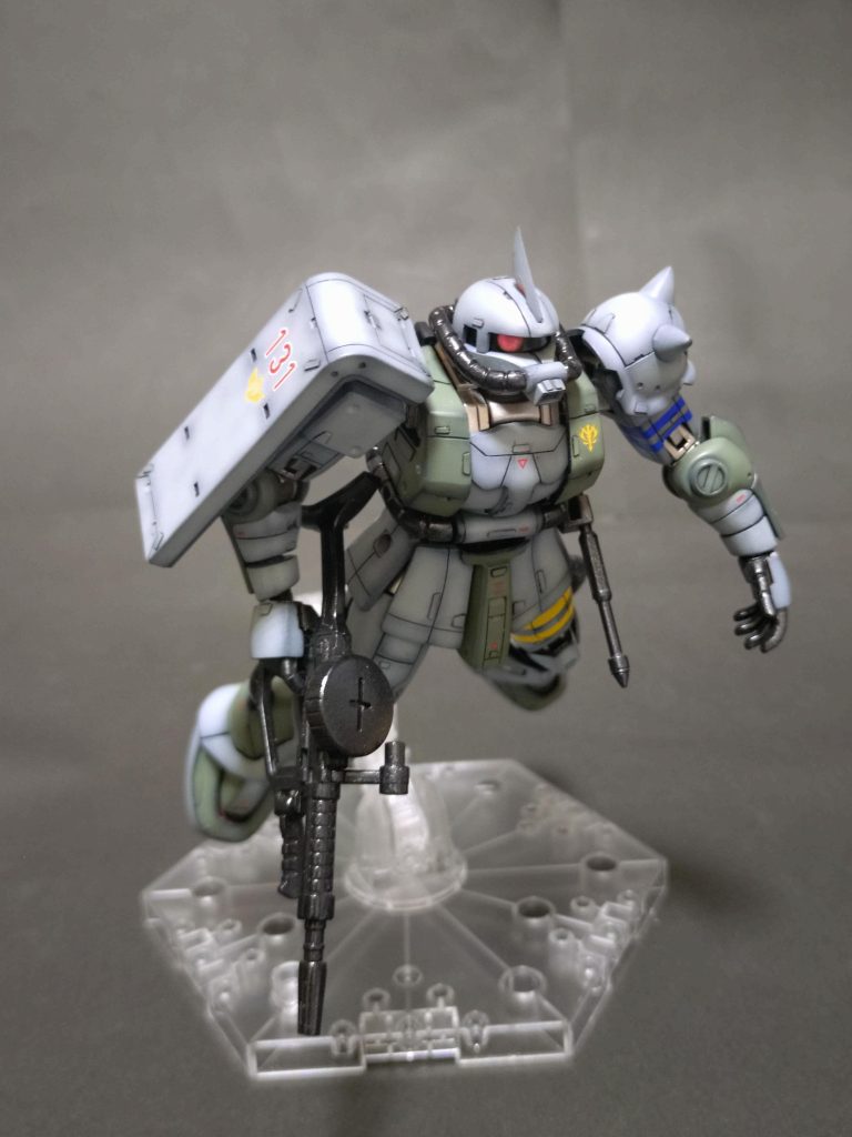 《MS-06S ミノル スズキ 大尉機》HGUCザクⅡ S型–2枚目/制作者：のぴお