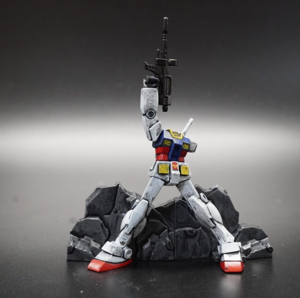 ウェザリングカラーブラックで、汚しました。