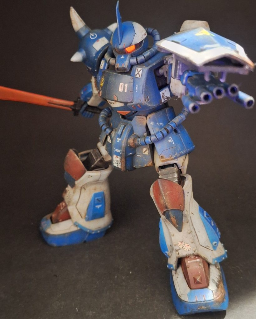 MG　グフVer1.0　瀧川カラー汚し塗装–2枚目/制作者：@feiru777