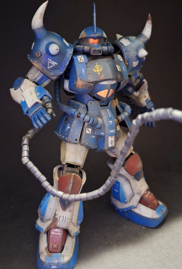 MG　グフVer1.0　瀧川カラー汚し塗装–4枚目/制作者：@feiru777